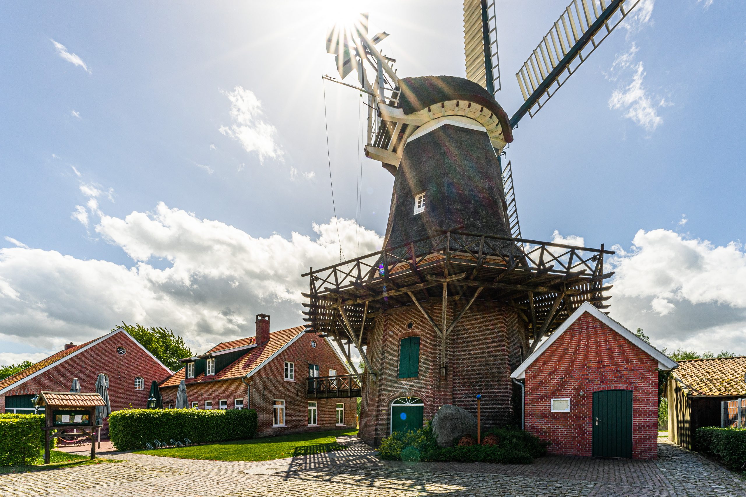 Blick auf die Mühle