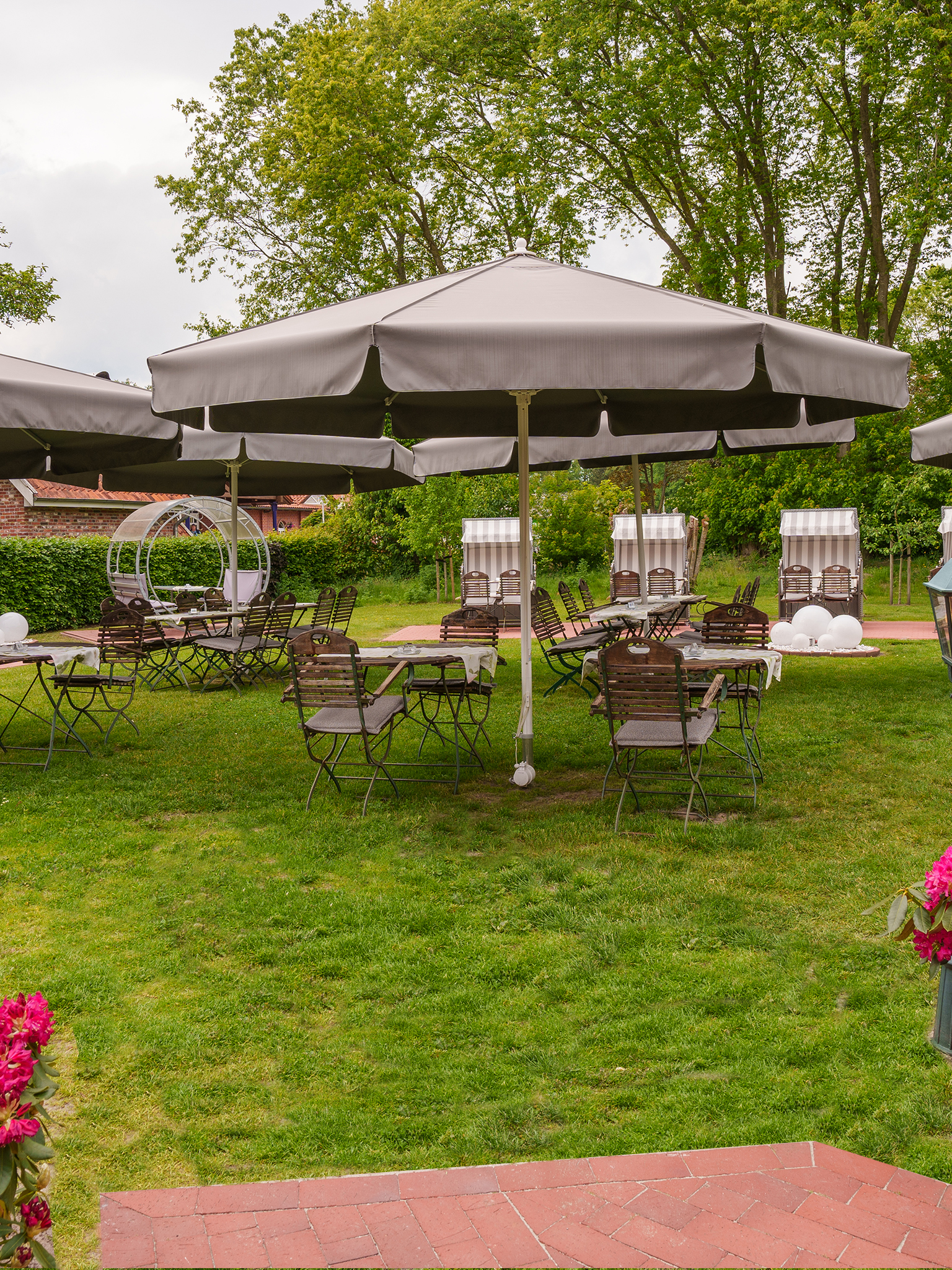 Landgasthof Hengstforder Mühle - Rasenterrasse